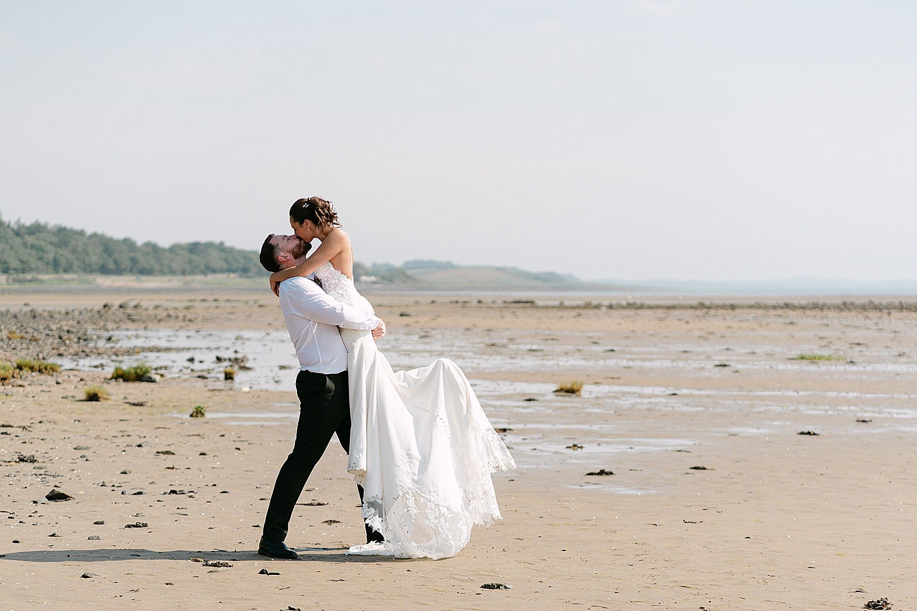 Bride and groom at Orange Tree House